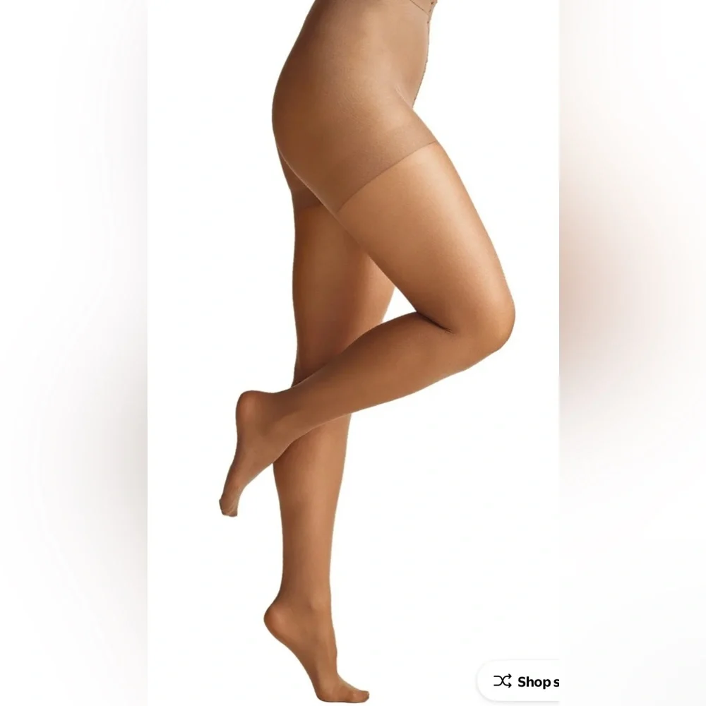 Silk Impressions High Support 40 Denier Strongest Coffee Bean Nylons 4 Pairs NWT